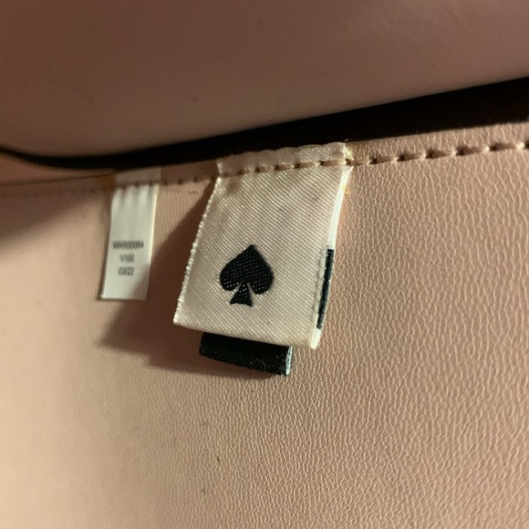 KATE SPADE HARPER CHERRY RED BURGUNDY LEATHER SATCHEL PURSE CROSSBODY STRAP - Picture 10 of 16